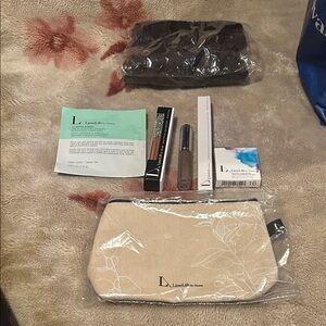 LimeLife by Alcone Makeup Set with Pouches and bundle